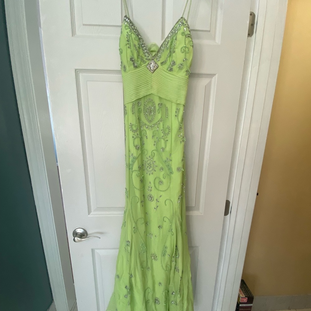 Prom gown 100% silk